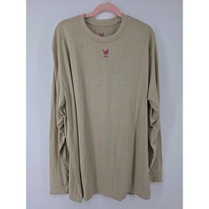 Drifire Mens 2XL Flame Resistant HRC1 Tan Long Sleeve Shirt Drirelease FR Khaki